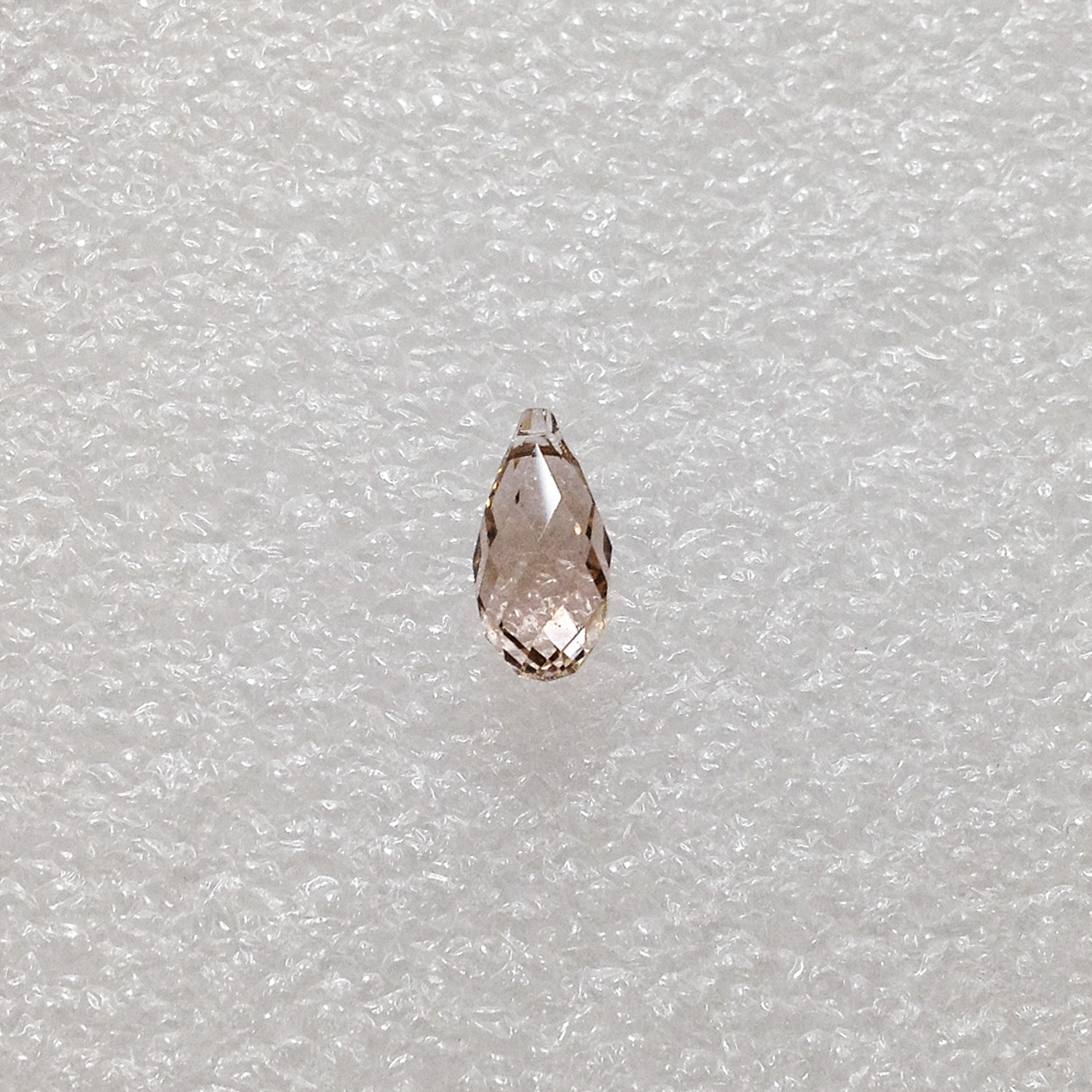 Fine teardrop crystal rhinestone beads jewelry making premium gold silver jewelry charms pendants for luxury bling earrings [1 pack only 1 beads]