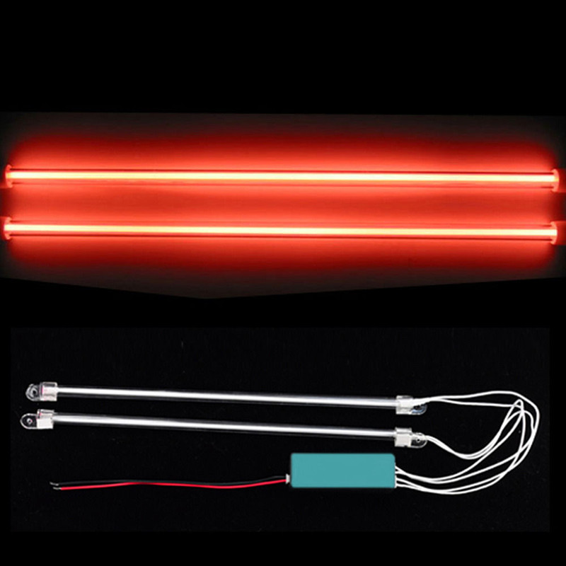 NEW 【Innovative design】2pcs 15/30cm Car Undercar Underbody Neon Tube ...
