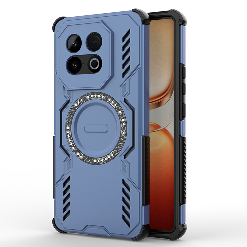 Vivo IQOO Z10 Turbo Magnetic Phone Case, Strong Magnetic Heat Dissipation Phone Case Cover for Vivo IQOO Z10 Turbo.