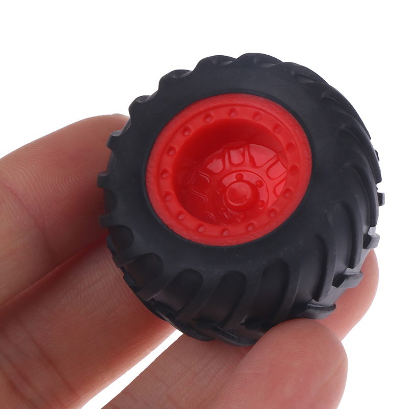 Toy Wheel Rims 10PCS PC Toy Wheel Rubber Rim Tyres DIY Mini Technology 4WD Colorful ...