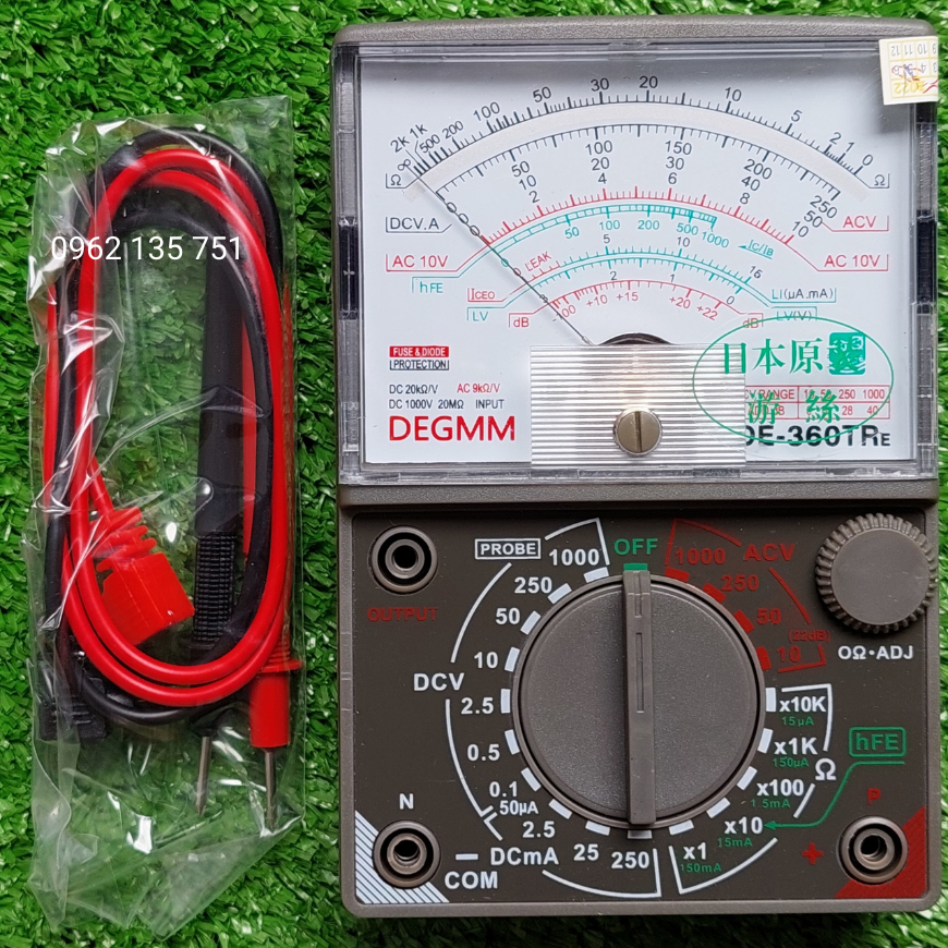 Đồng hồ đo điện vạn năng DE - 360TR