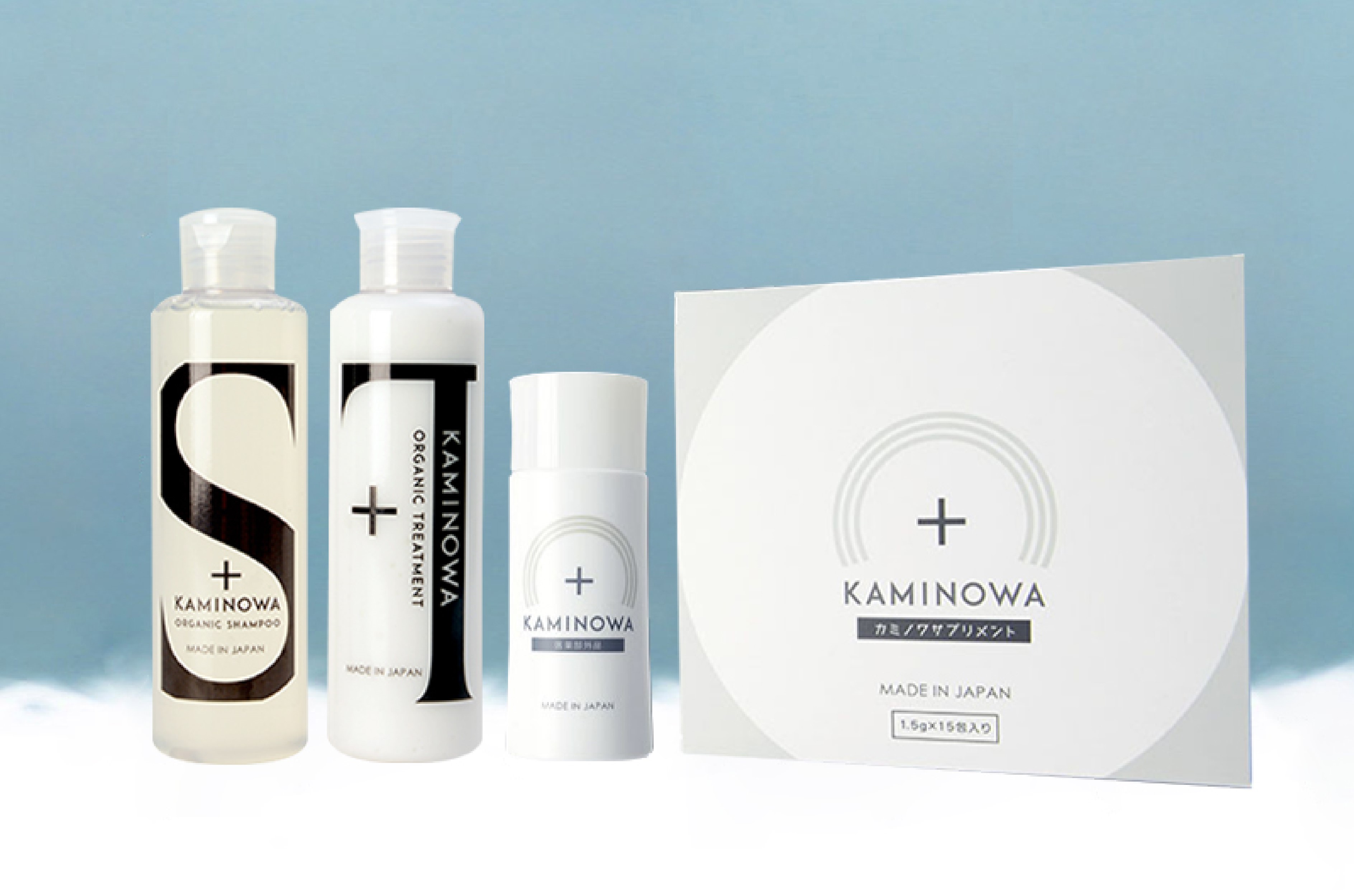 法之羽 KAMINOWA カミノワ オーガニックシャンプー＆トリートメントセット ダメージケア ヘアケア