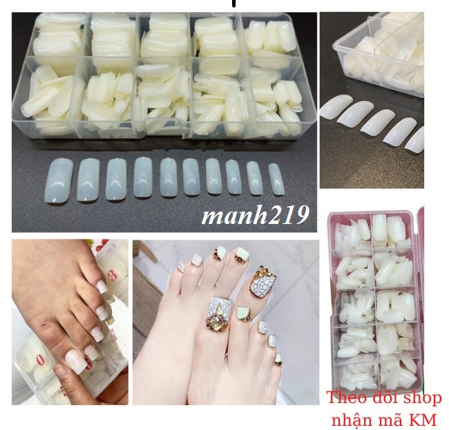 Móng Úp Chân Dài Úp Tay Hộp Hàn - sinailmi