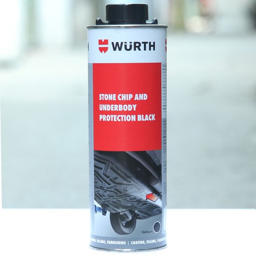 Xịt phủ gầm Wurth (Đen) 1L chính hãng