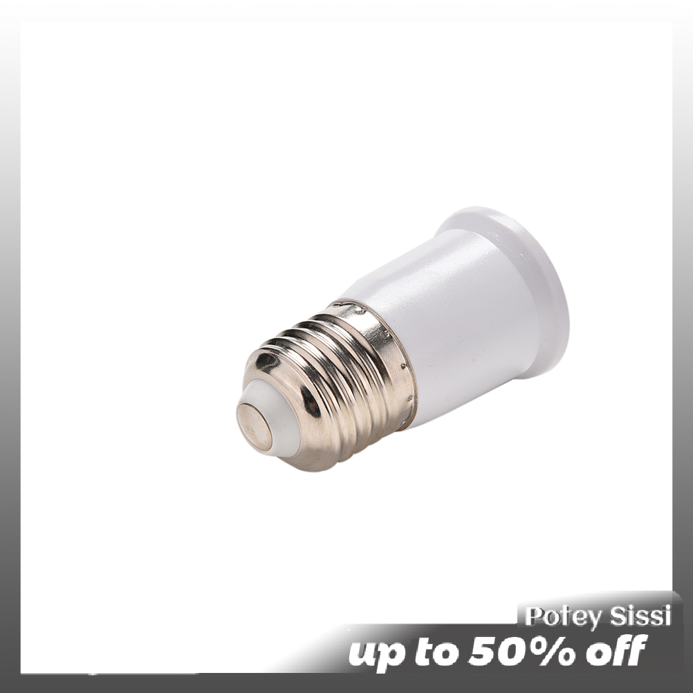 Potey E27 to E27 Extension Socket Base CLF LED Light Bulb Lamp Adapter Converter