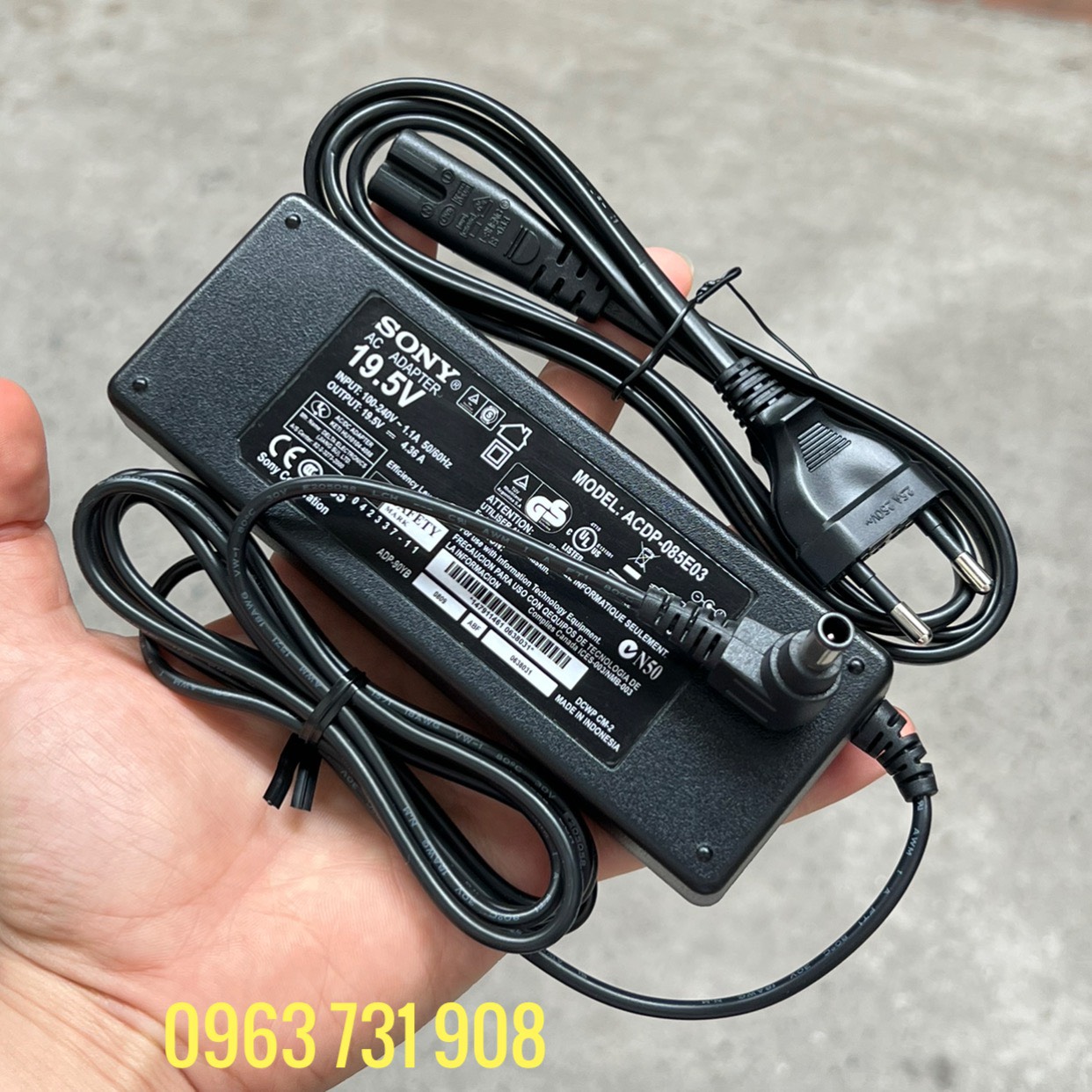 ADAPTOR- NGUỒN TIVI SONY 19.5V 4.36A