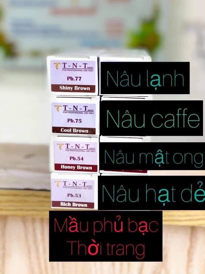 Màu Nhuộm Phủ Tóc Bạc TNT Collagen Plus 100ml