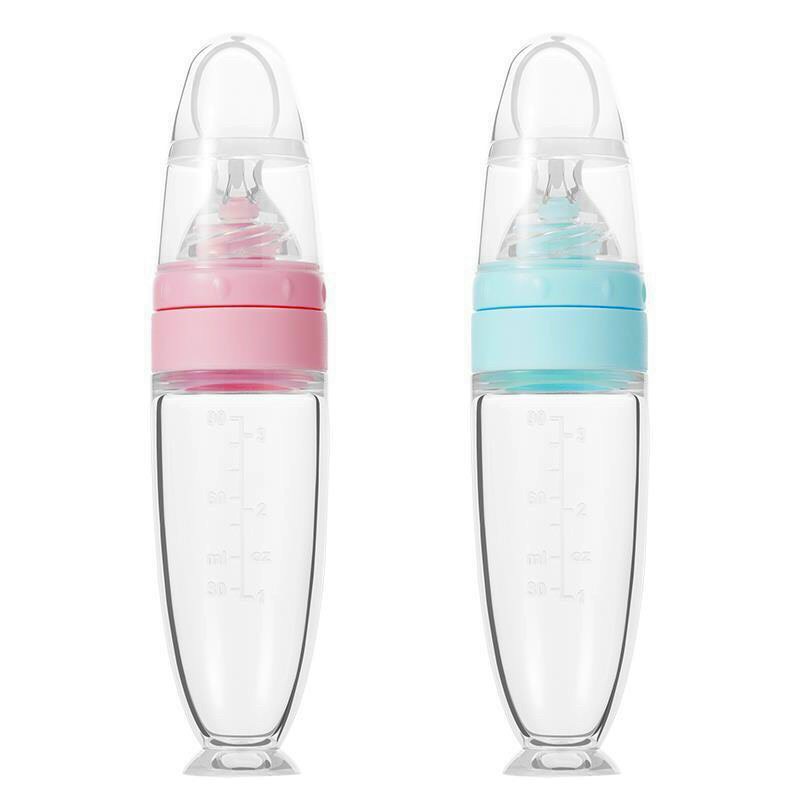 Bình Thìa Ăn Dặm, Bình Thìa Silicon Cho Bé Ăn Bột PUPUKIDS