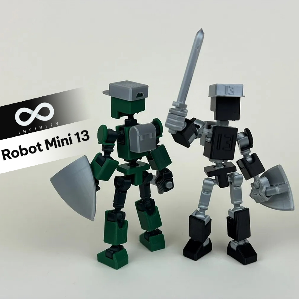 Kit Mô Hình Figure Robot MINI 13 Với Khớp Cử Động Siêu Thật