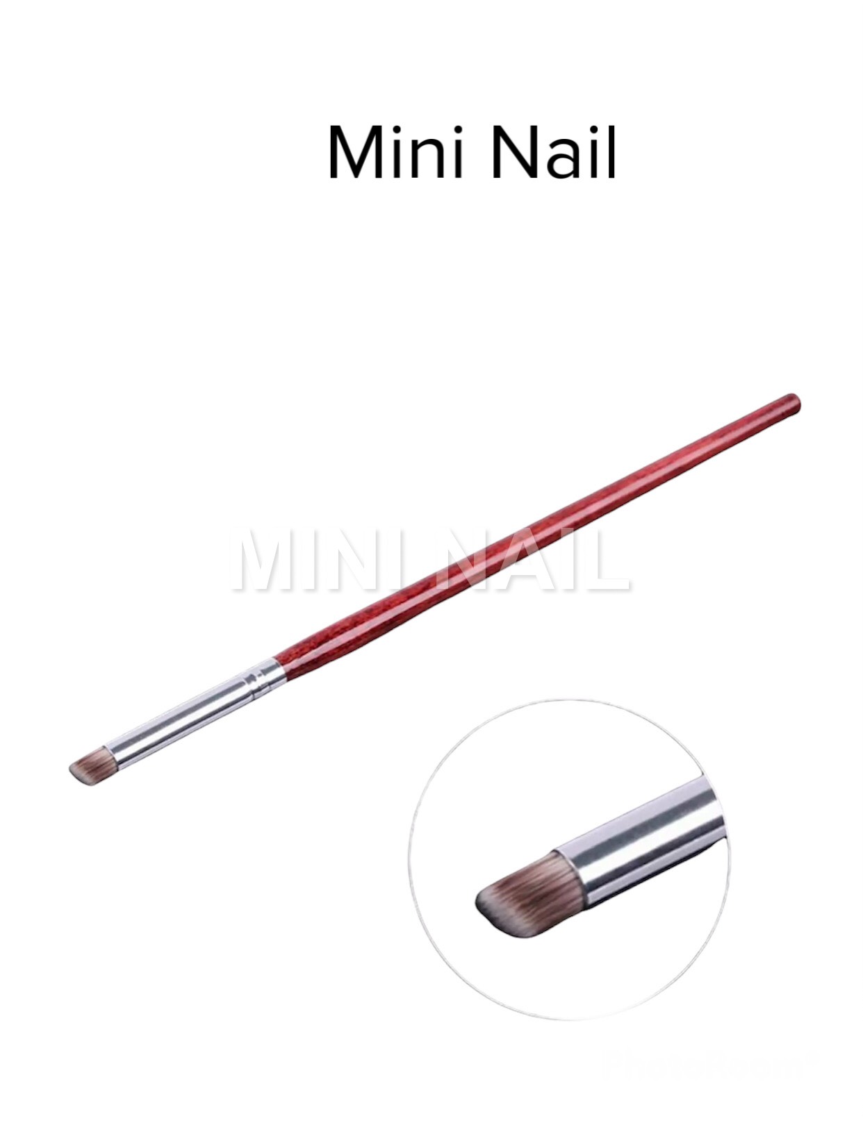 Cọ omber cán gỗ chăm sóc trang trí móng làm nail