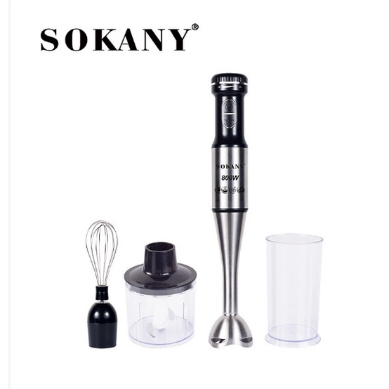 MÁY XAY SOKANY WK-768, Máy Xay Cầm Tay Đa Năng, Xay Cháo, Xay Sinh Tố, XayThực Phẩm... Thao Tác Dễ Dàng, Vệ Sinh Nhanh Chóng, Lưỡi Dao Kép, Xay Cực Mạnh.Bảo HÀNH 3 Tháng.