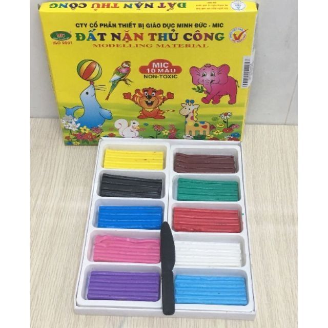 Đất Nặn Mic 6 màu_8 màu _10 màu