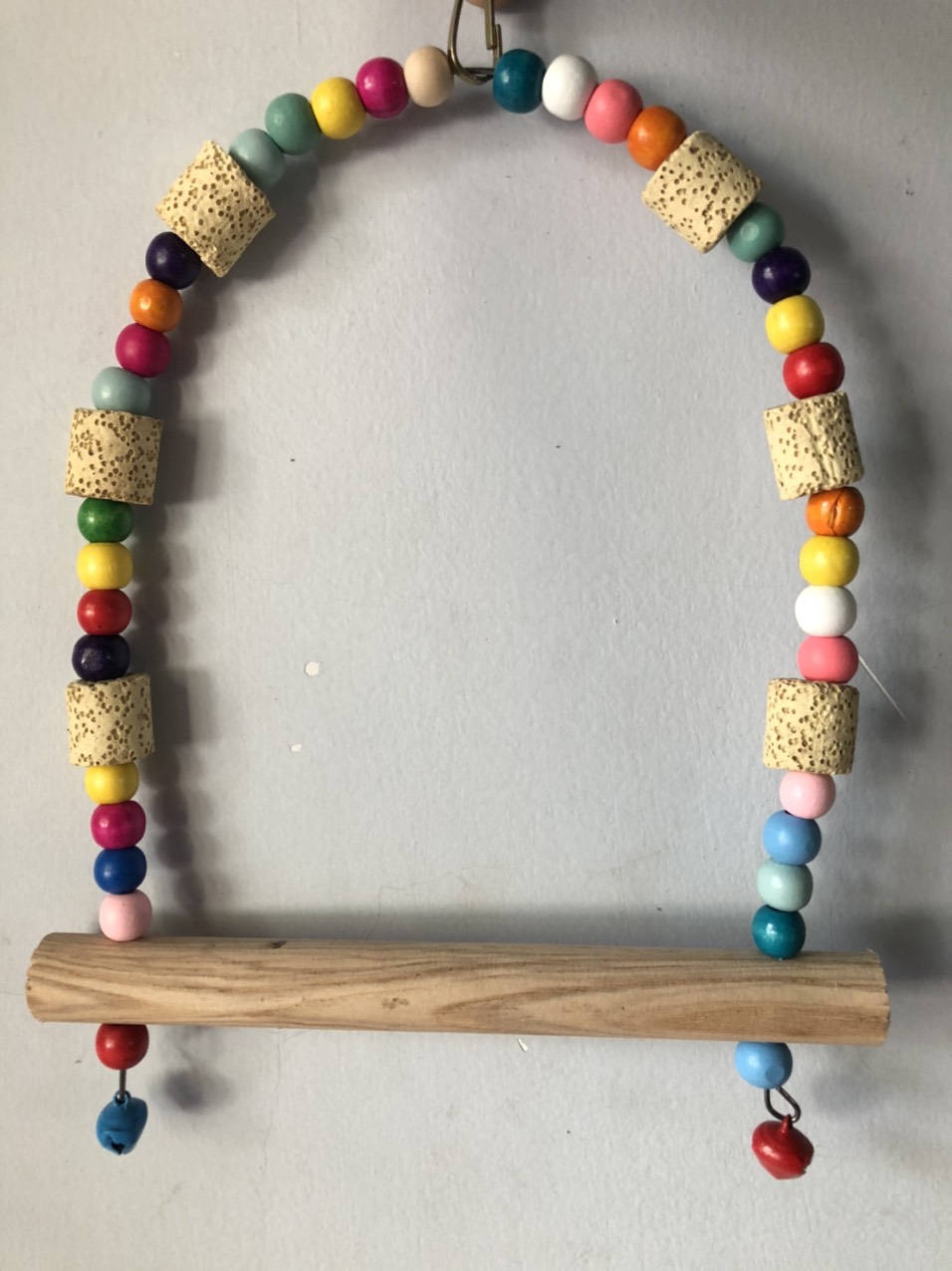 Wooden Swing for Parrots, Hamsters, Squirrels