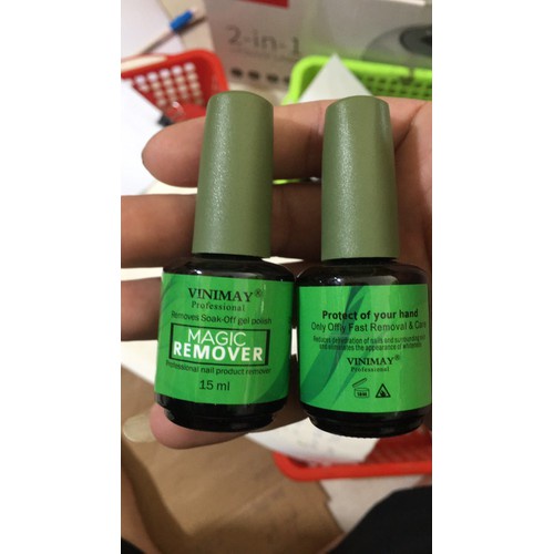 Nước phá gel móng - chai tháo sơn gel thần thánh Vinimay 15ml
