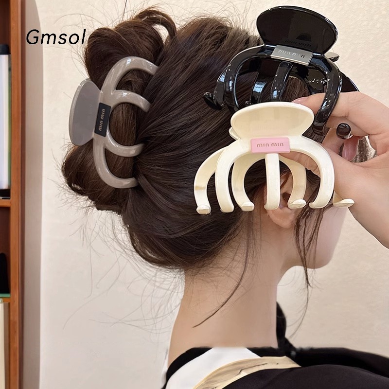 Mới Kẹp Tóc Nhiều Răng Cá Mập Lớn Thời Trang Cho Nữ