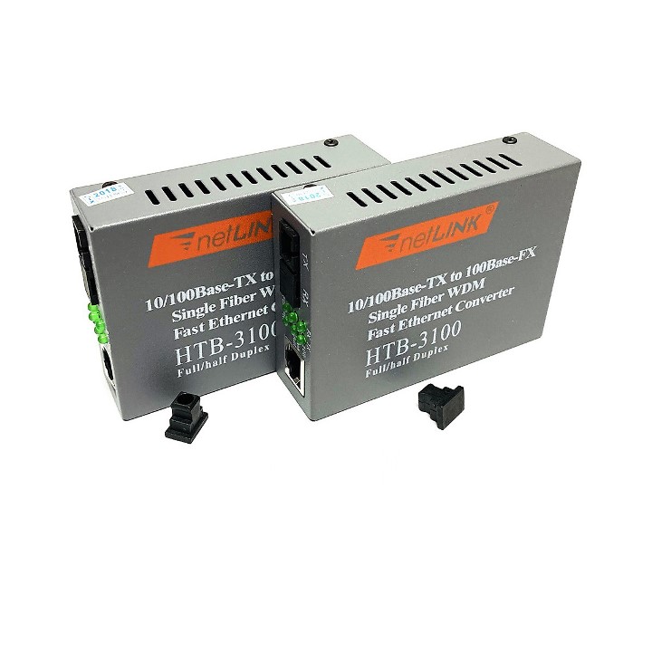 Bộ chuyển đổi quang điện 10 100M Single Fiber Netlink HTB-3100AB (1 Sợi quang) thumbnail