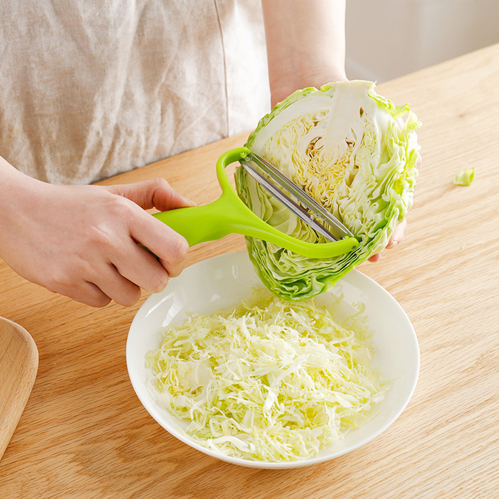 JFDHGR Multifunction Sharp Cucumber Kitchen Tool Fruit Peeler Cabbage Slicer Vegetable Grater Carrot Cutter