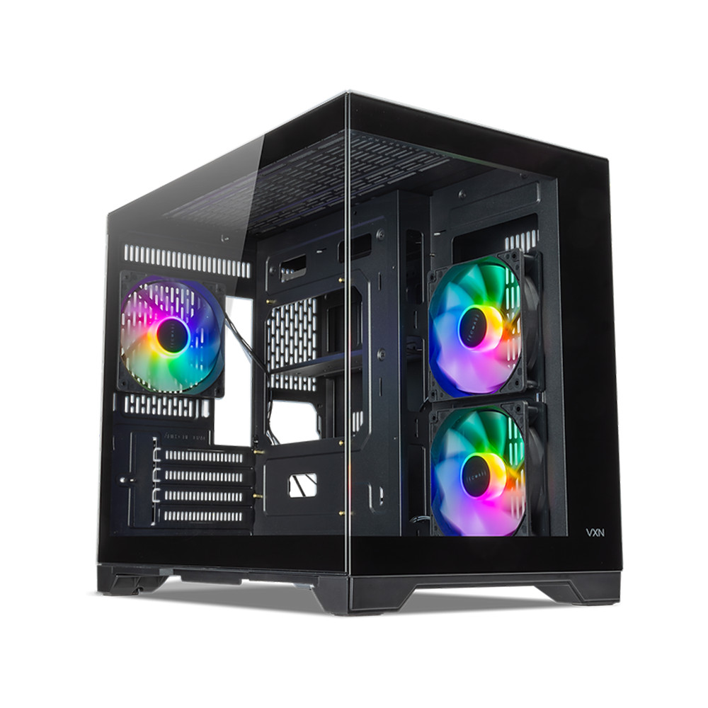 TECWARE VXN EVO DUAL CHAMBER MATX TG ARGB PC Case - Black/White | Lazada
