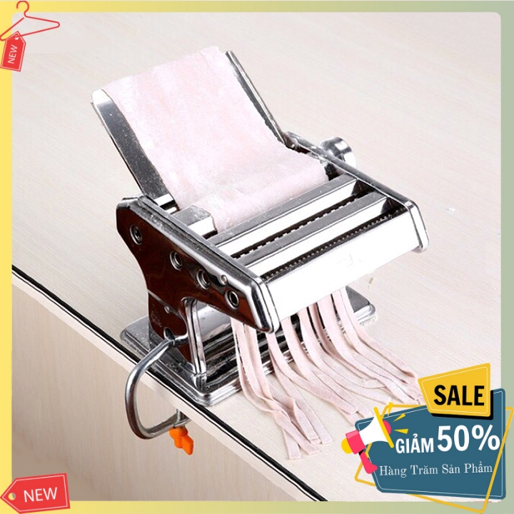 Máy cán bột mì, cán vỏ bánh, cắt mì 3 lưỡi dao
