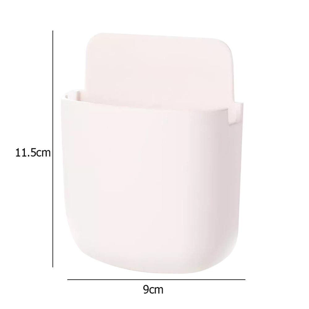 Wall Mounted Organizer Storage Box TV Remote Control Mobile Phone Holder