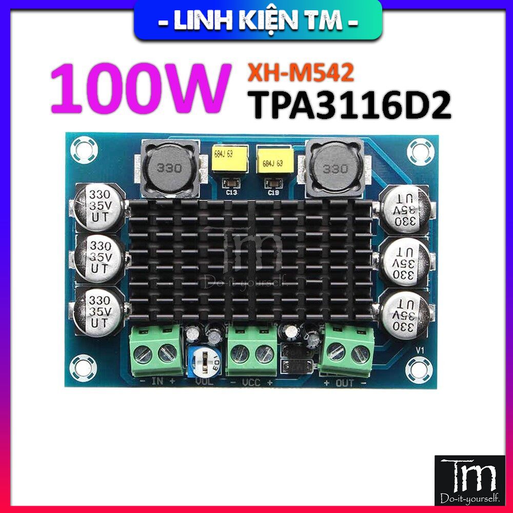 Mạch khuếch đại âm thanh class d 100w
