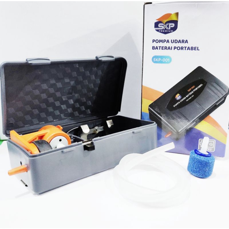 Pompa Udara airpump aerator baterai Portable SKP 001