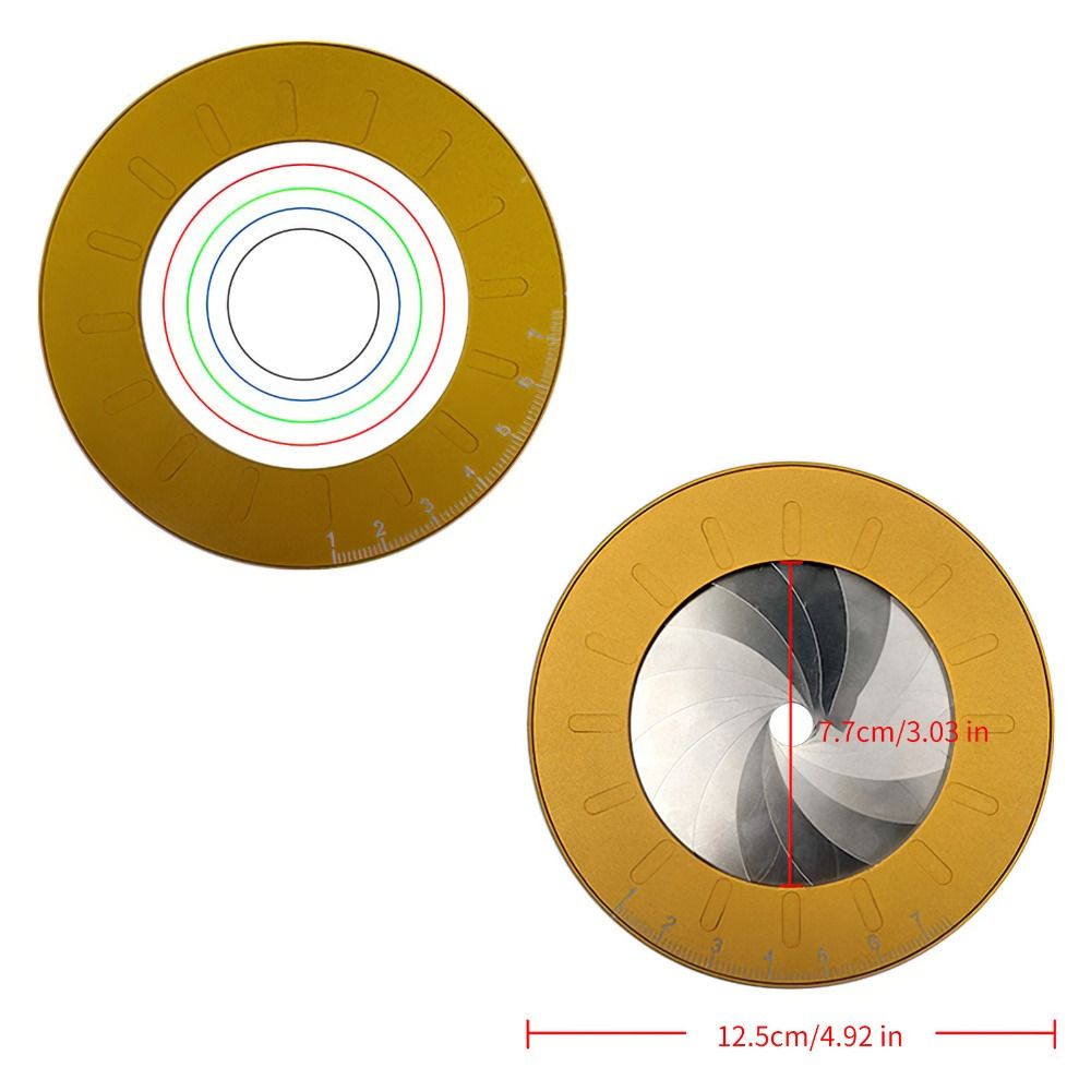 Adjustable Round Ruler Adjustable Circle Drawing Ruler Stainless Steel Measurement Round Ruler ...