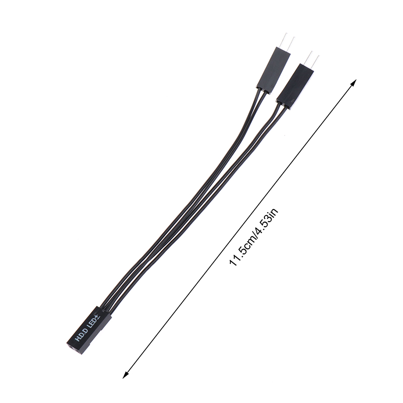 Motherboard Switch Power SW/RESET SW/HDD LED /Power LED 1 To 2 Double Adapter Cable Support Dual Boot AITENG. 
