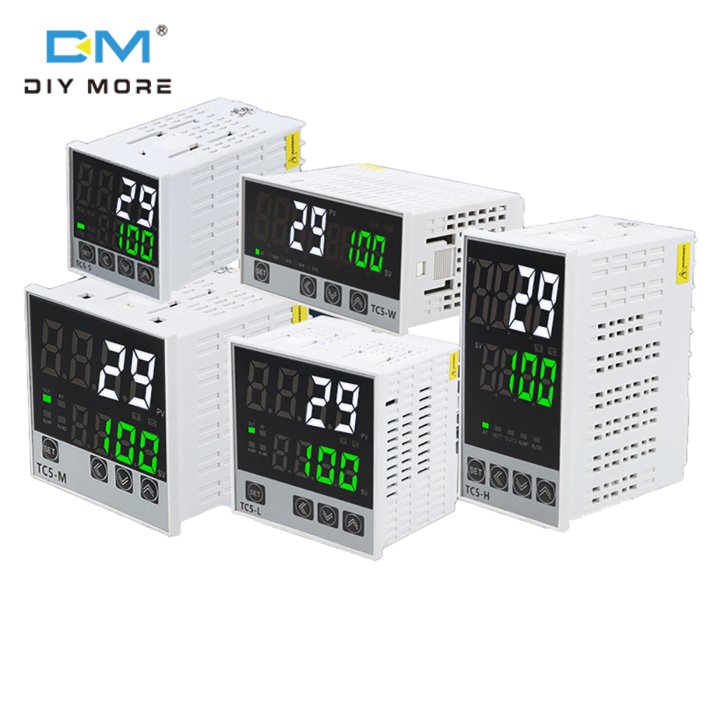 diymore Temperature Controller PID Digital Temperature Controller Relay Output Thermostat AC100-240V Temperature Control Switch