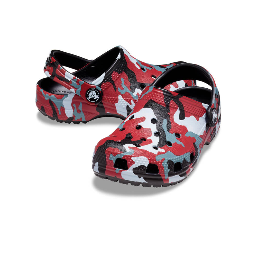 Giày Clog Trẻ em Crocs Toddler Camo Classic - 207593-063