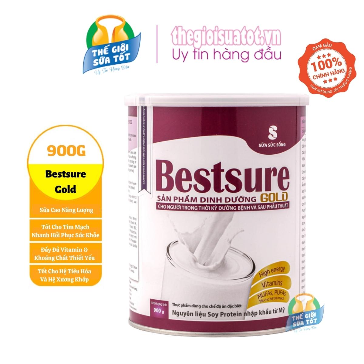 Sữa Bestsure Gold 900G - Sữa Dinh Dưỡng Dành Cho Người Dưỡng Bệnh Và Sau Phẫu Thuật thegioisuatot