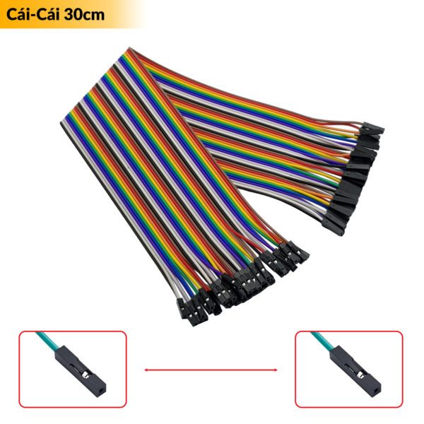 Tệp 40 Dây Cắm - Dây Test Board 30 Cm