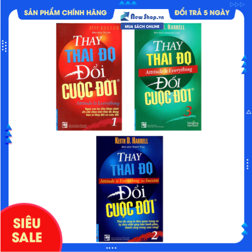 Sách - combo thay thái độ đổi cuộc đời - newshop
