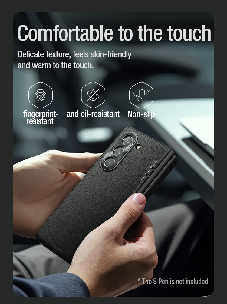 Nillkin Đối với Samsung Galaxy Z Fold 5 Điện thoại trường hợp Su Wing Folding Full Cover Camera Bảo vệ trường hợp đứng phiên bản Samsung Galaxy Z Fold 5 Vỏ bọc