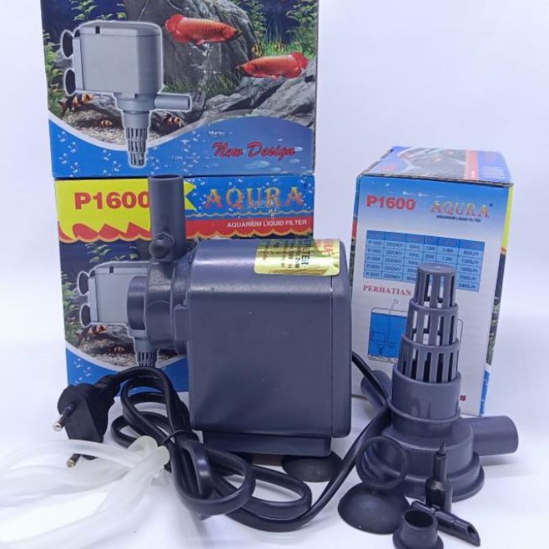 Pompa aquarium hidroponik AQURA P 1600
