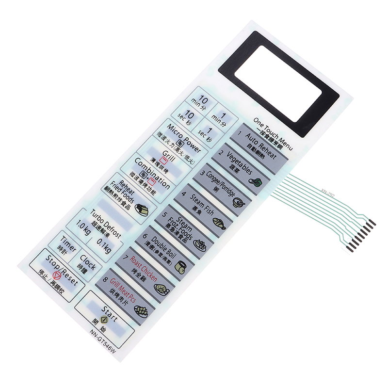 [Blossom] For Panasonic NN-GT546W Microwave Oven Panel Touch Button Membrane Switch