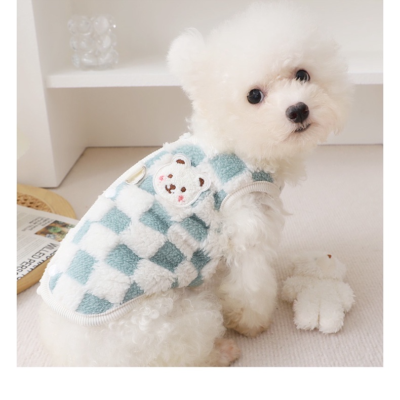 Dog Clothes Hooded Sweater Dog Costume Pet Cute Clothes two-pile velvet