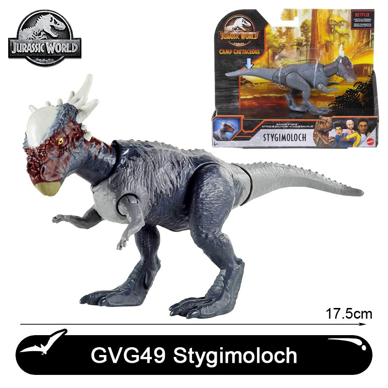 Mattel Jurassic World Dominion Khủng long Hình Xe tải Bắt Crush Therizinosaurus Anime Hình Hoạt động Động vật Mô hình Đồ chơi Trẻ em Cậu bé MATTEL Đồ chơi chính hãng