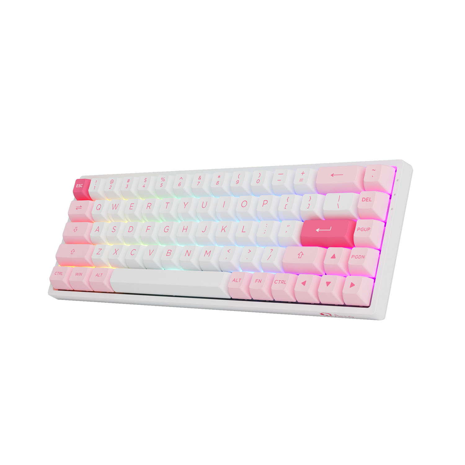 Bàn phím cơ AKKO 3068B Multi-modes Prunus Lannesiana (Bluetooth 5.0 / Wireless 2.4Ghz / Hotswap / Foam tiêu âm / AKKO CS Jelly sw)