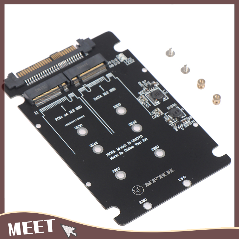 🟠🟡 meet🟢🔵 cspp sata m.2 ssd to 2.5“ sata nvme m.2 ngff ssd to sff-8639 adapter converter
