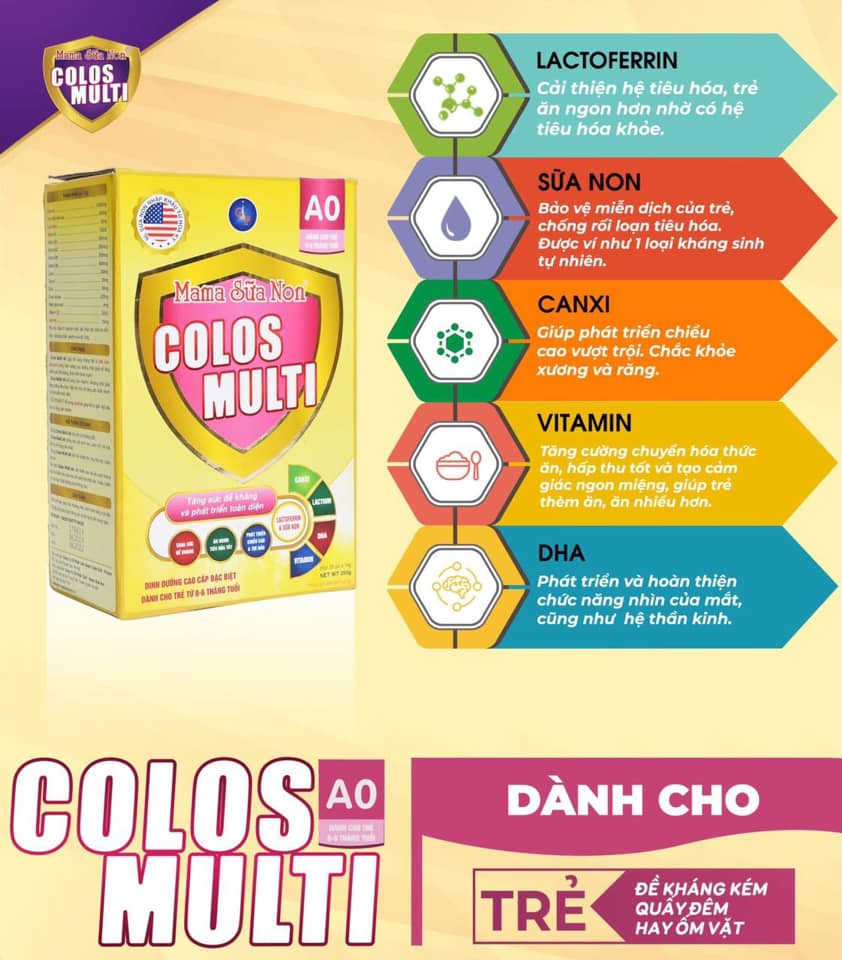 Mama sữa non A0 cho trẻ biếng ăn ( 25 gói x14g)