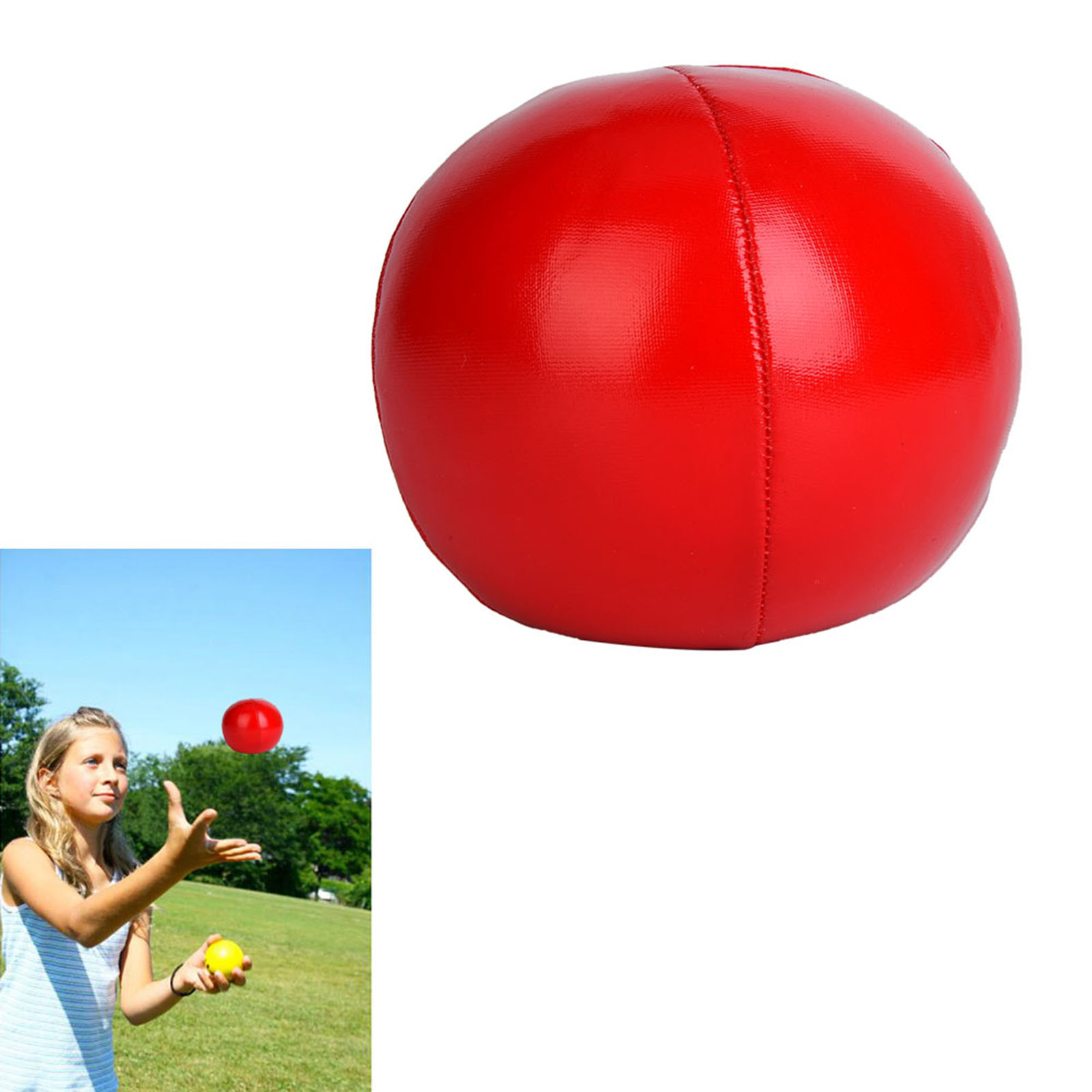 Zerone Thud Juggling Balls 3 pcs PU Juggling Balls Clown Juggle Ball Set for Beginner&Professionals