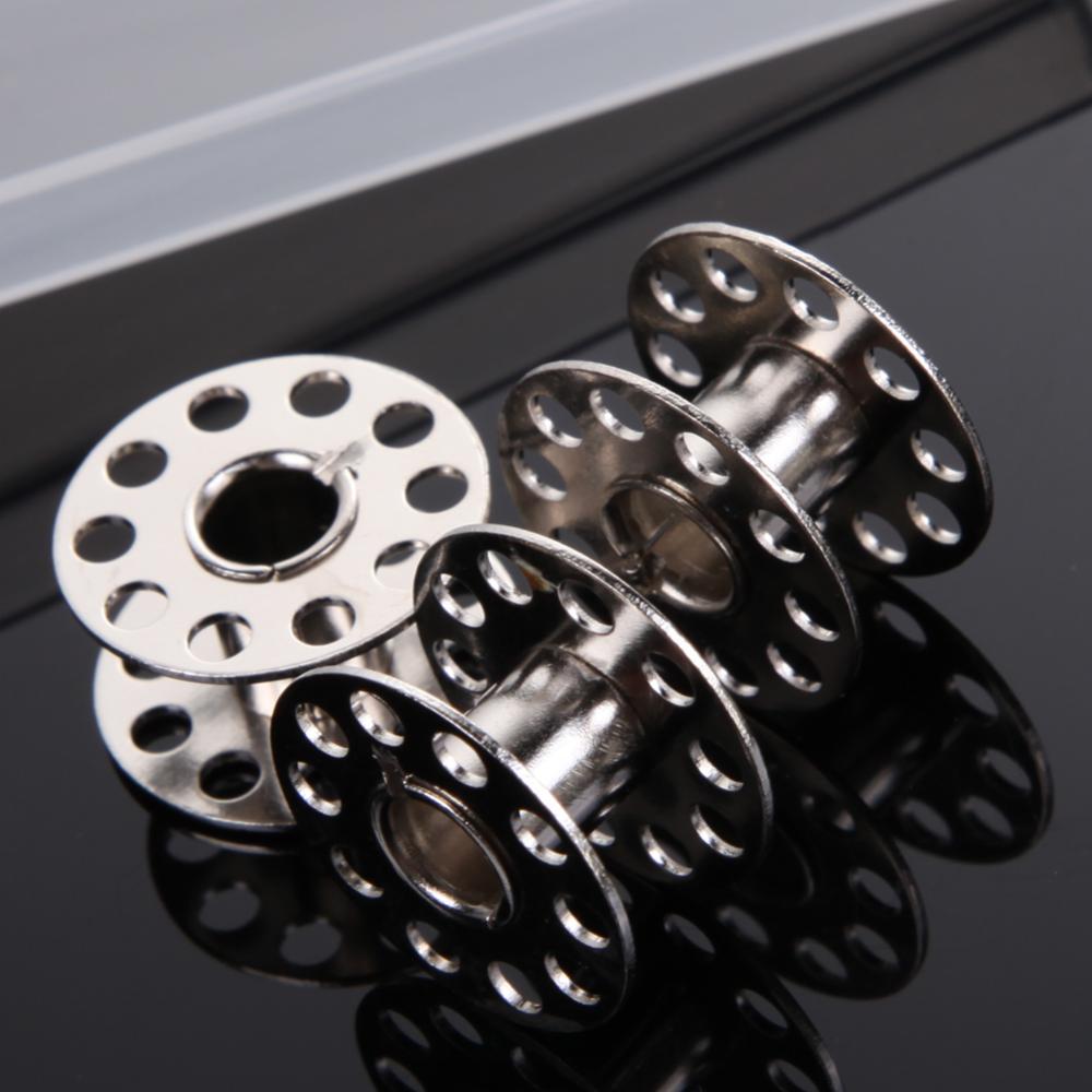 25pcs Replaceable Bobbins with Storage Box Household Metal Spool Sewing Accessories Portable for Sewing Machine for Brother Janome Singer