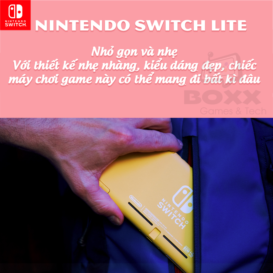 Máy chơi game Nintendo Switch Lite - Màu Cool Blue