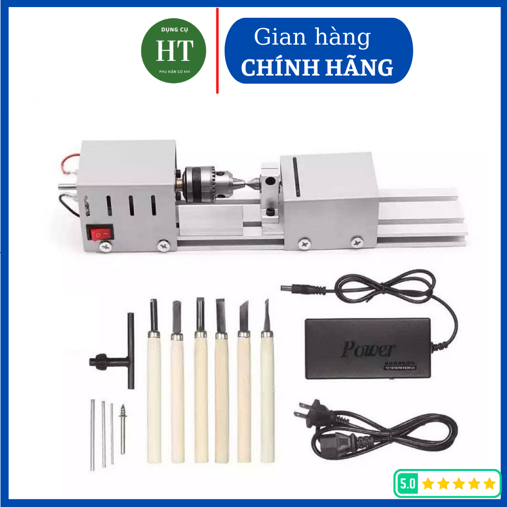 Máy đánh bóng mini để bàn- máy tiện gỗ