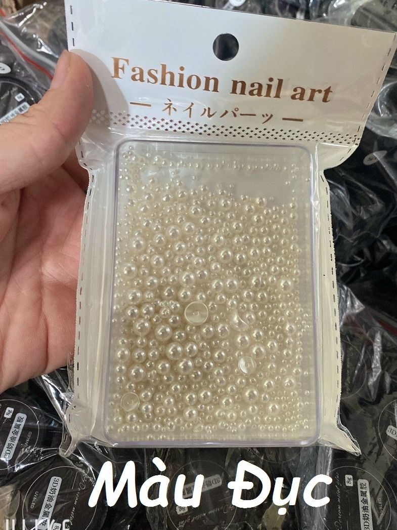 Khay Hạt Trai Set Hạt Trai Nhiều Side Nail - sinailmi