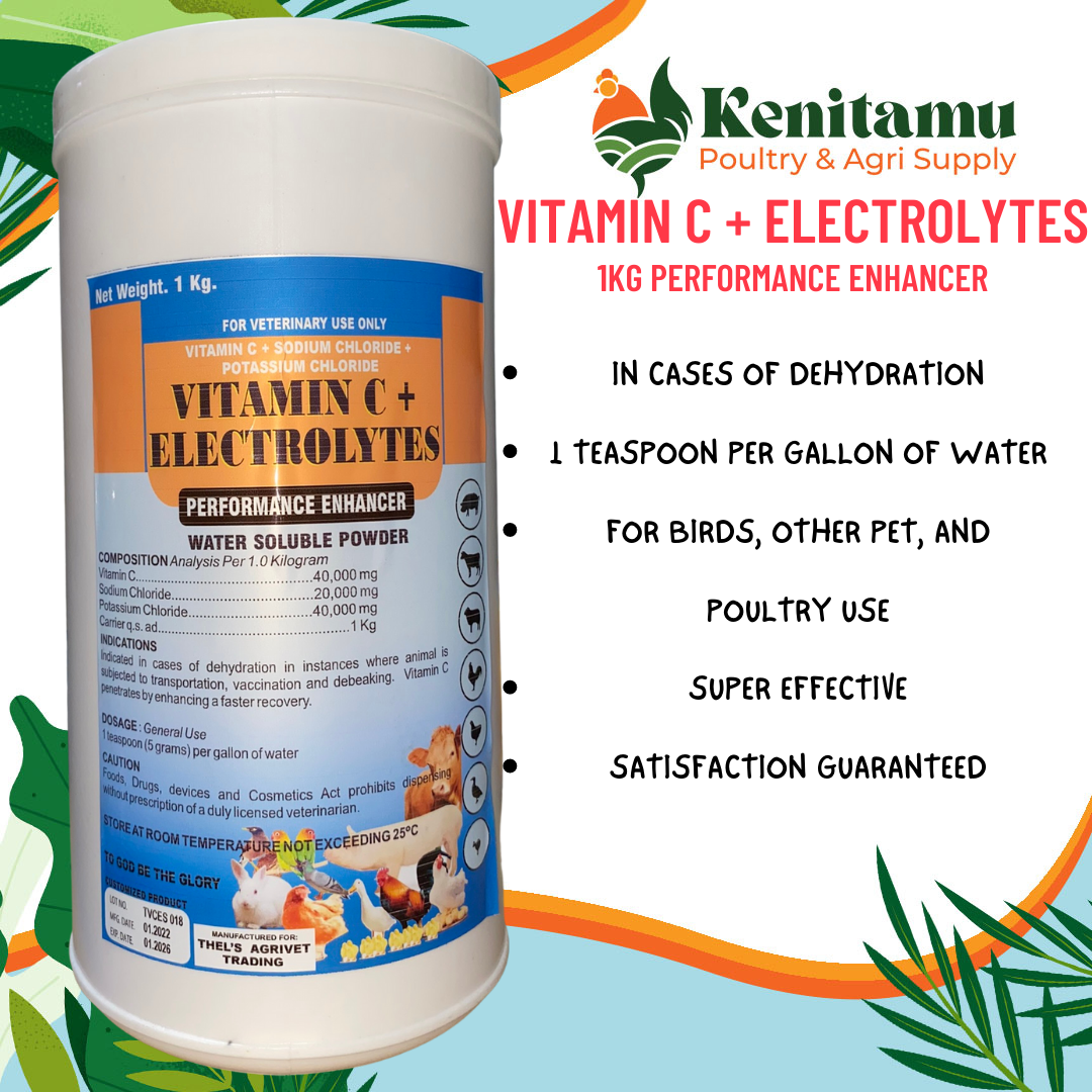 VITAMIN C + ELECTROLYTES 1KG ESSENTIAL VET POWDER Lazada PH