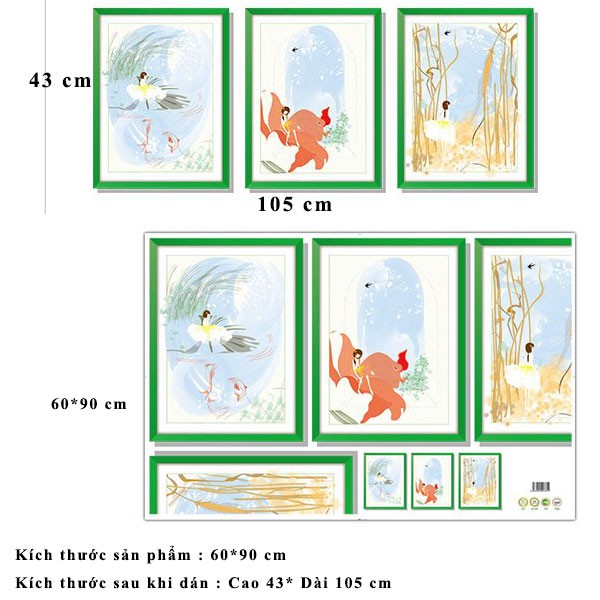 Wall sticker for home decor SK2025AB