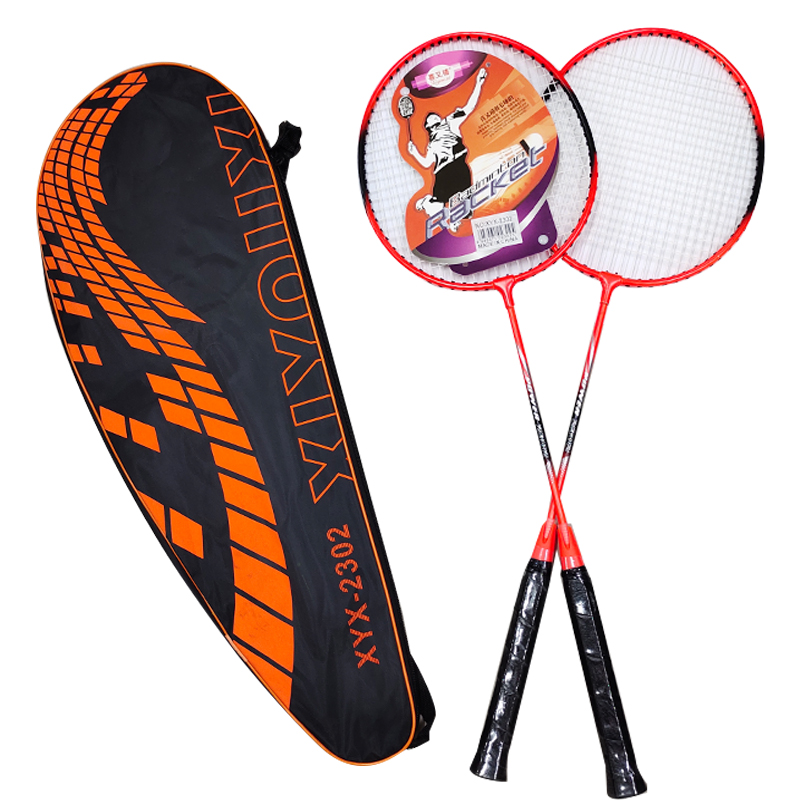 Badminton Racket Set Couple Alloy Split Racket for Student Beginner ...