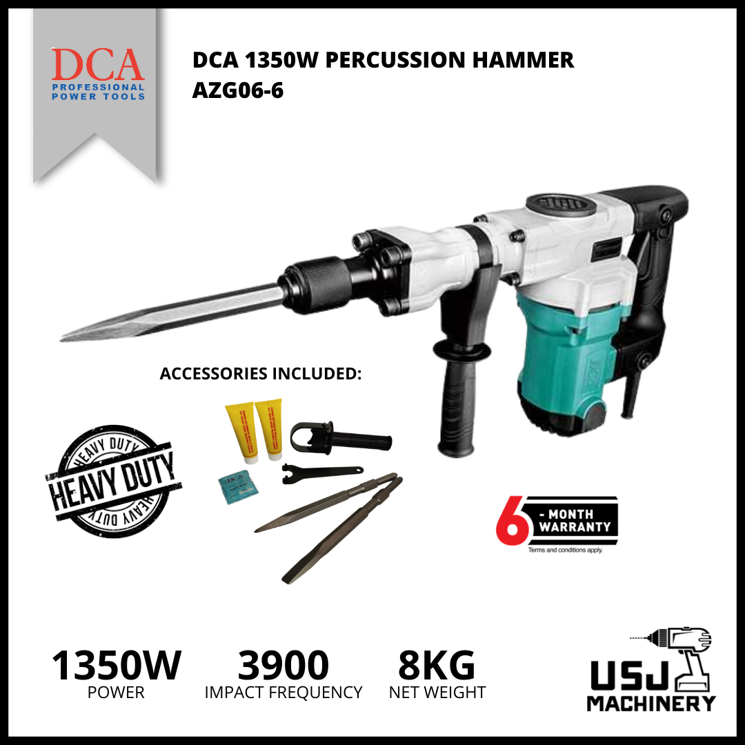 DCA 1350W Demolition/Percussion Hammer AZG066 6 Months Warranty Lazada
